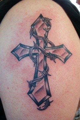 Vezetékes Cross-tribal tattoo design