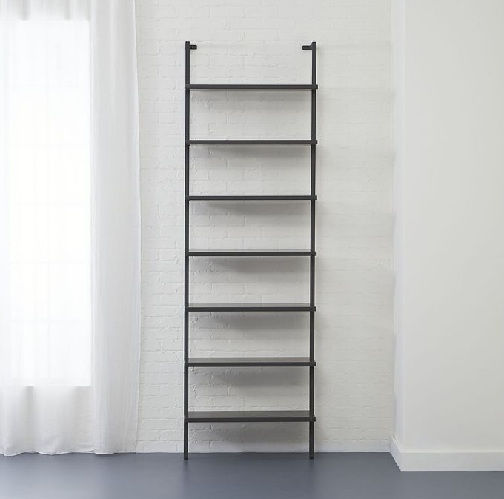 Wall Mounted Hall Shelf in a Stairway Fashion