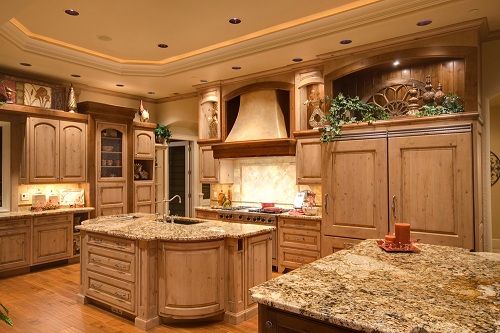 Imens Kitchen with Wood Brown Furnishing