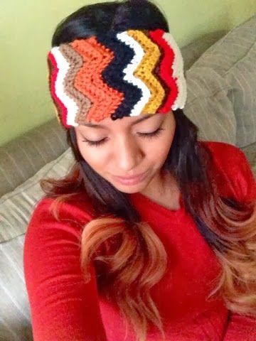 Chevron Crochet Headbands