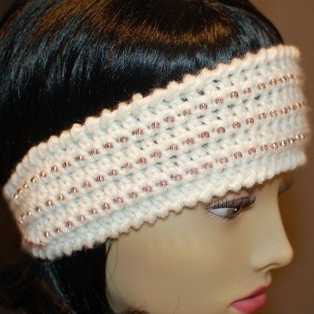 Beaded Crochet Headbands