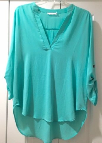 Sultingas Perfect Roll Tab Sleeve Tunic Shirt