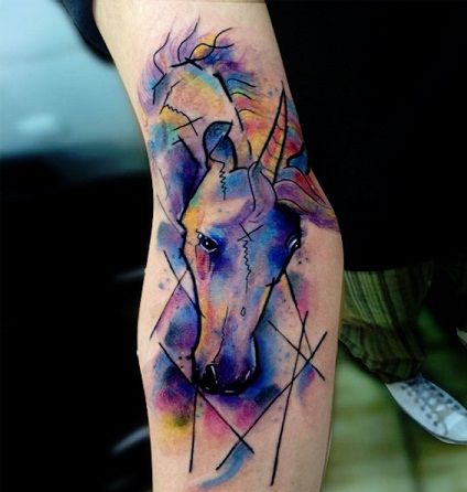 Nuostabus Unicorn Tattoo Designs