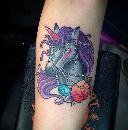 Apsvaiginimo Unicorn Tattoo Designs