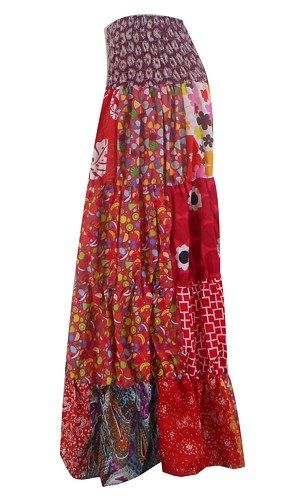 Bohemian Style Gypsy Skirt