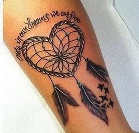 Vis Heart Designer Tattoo