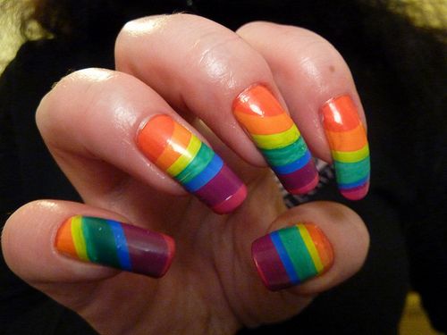 9 Pictures of Easy Water Marble Nail art Designs | Styles At Life