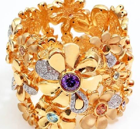 designer-bracelets-designs-unique-flower-and-precious-gem-bracelets