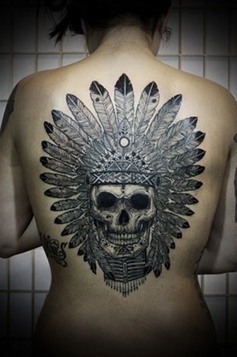 Marvellous Gangster Tattoo Design