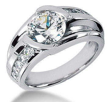 Storas Platinum Engagement Ring
