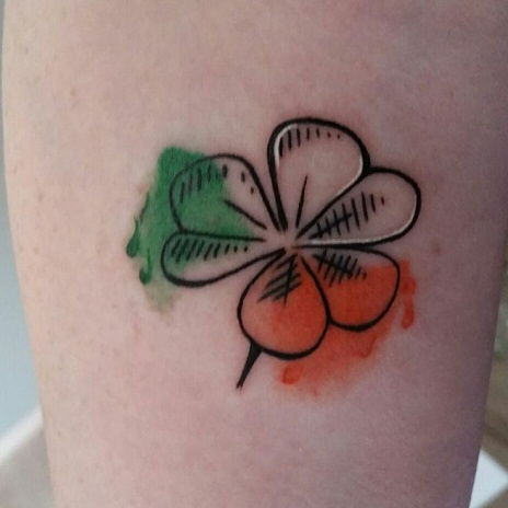 Airiškas Clover tattoo design