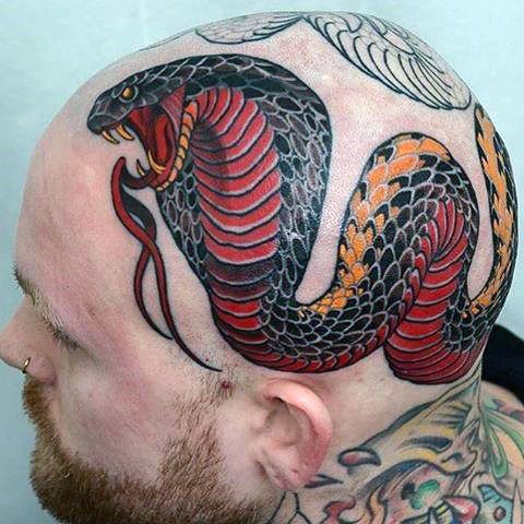 cutezător Reptile Tattoo Design