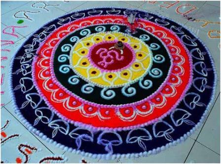 9 Simple and Easy Rangoli Designs Without Dots