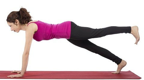 Legs Widen and Plank Position For Inner Thigh Fat