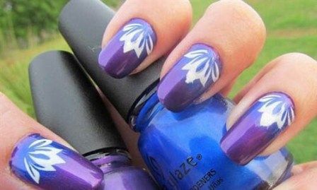 Stylesatlife on X: 9 Easy Purple Nail Art Designs with Images:-    / X