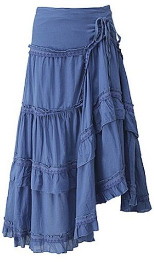 Sluoksniuota Broomstick Skirt