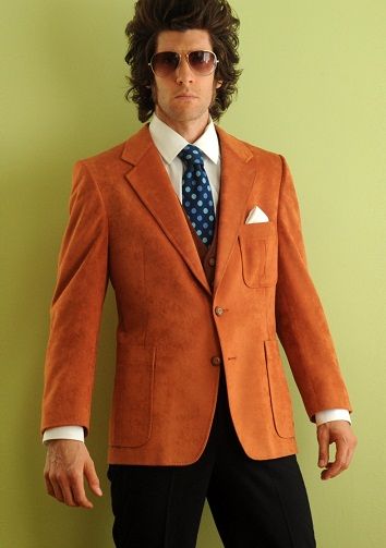 Classic Style Orange Blazer