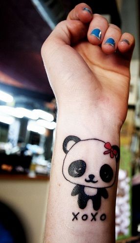 Női Panda Tattoo