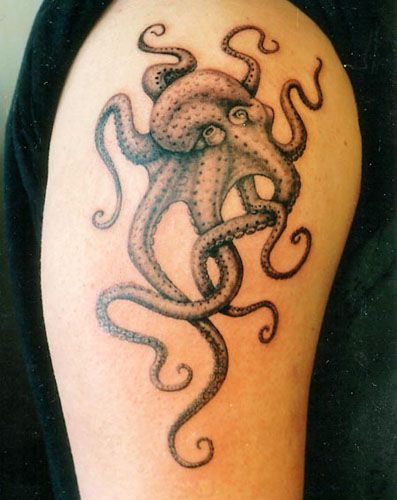 Caracatiță Style Sea Tattoo