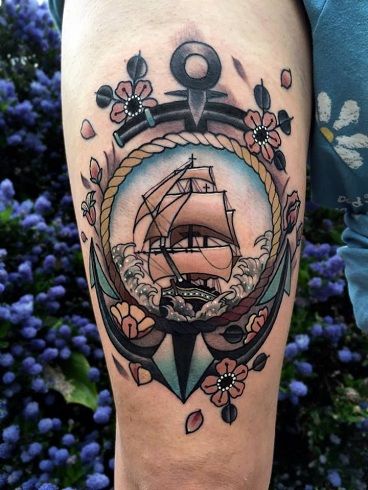 Maiestuos Ship Tattoo