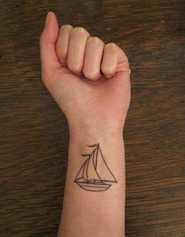 Paprasta Ship Tattoo