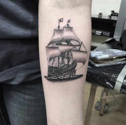 Japonci Ship Tattoo