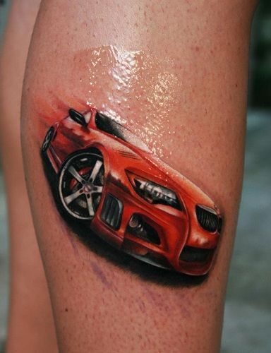 Sport Car Tattoo