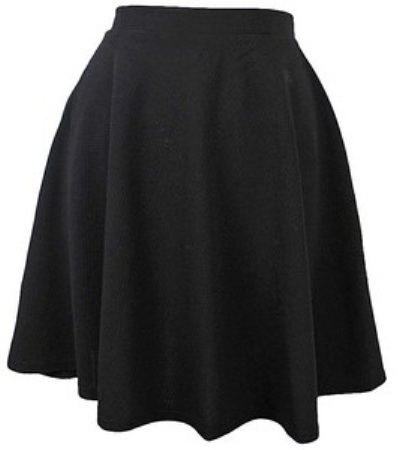 Medium Flared Formal Skirt