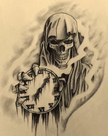 Moarte and time tattoo
