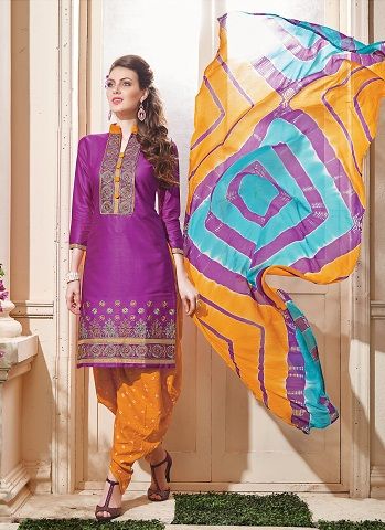 Bandhani Embroidery Salwar Suit