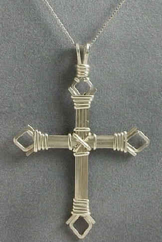 Susukti Wire Cross Pendant