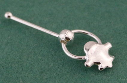 Real Silver Nose Ring