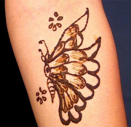 arabic Butterfly Designs