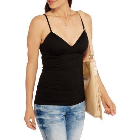 Bézs Padded Ladies’ Camisole
