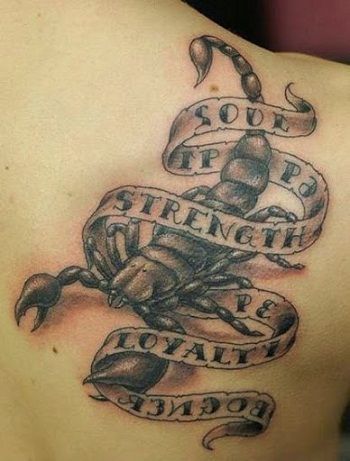 Pasica Style Scorpion Tattoo