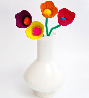 Tojás Designer Flowers as a Craft
