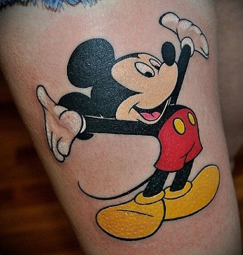 băutură conținând un drog Mouse Disney Tattoo