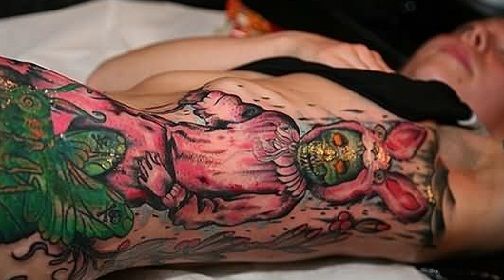 Spectaculos Zombie Tattoo Design