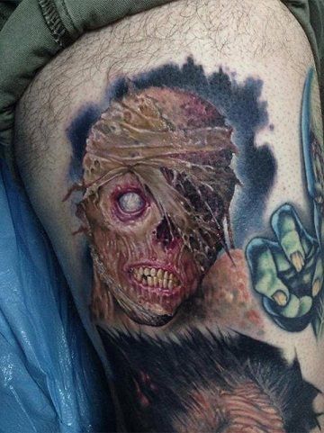 emoționant Zombie Tattoo Design