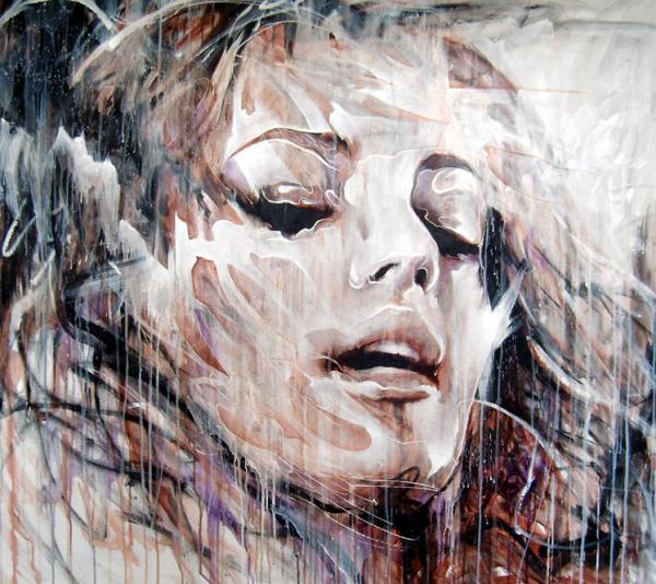 Abstract Portrait Paintings by Danny O’Connor
