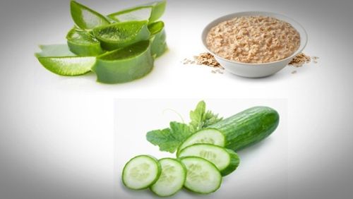 Aloe Vera For Acne - How To Use It-Aloe Vera Cucumber, Oatmeal