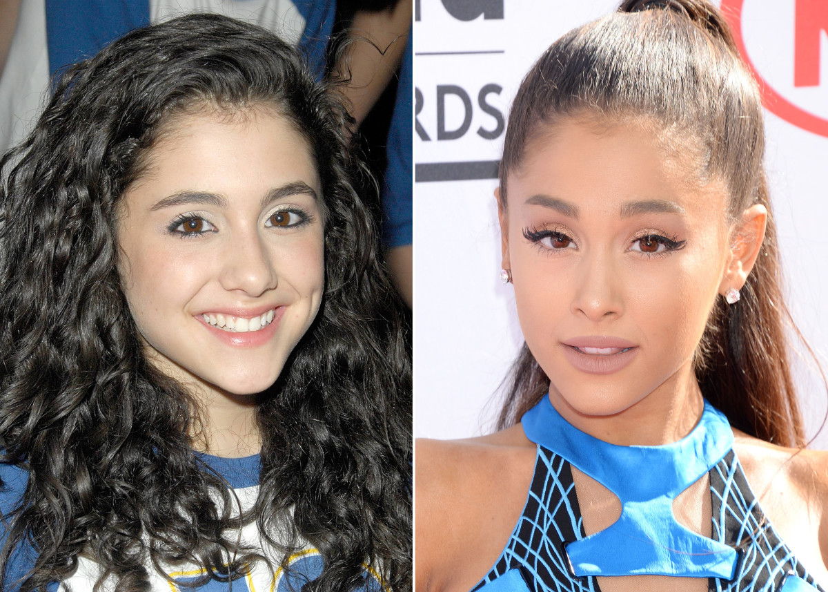 Ariana Grande, înainte și după