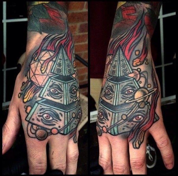 Geriausia 66 Hand Tattoos