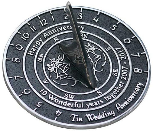 évforduló gift for couples 1st anniversary - Sundials