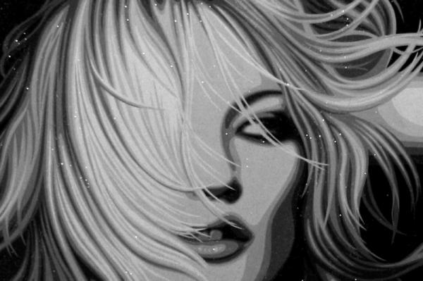 Simon Claridge fekete-fehér festményei