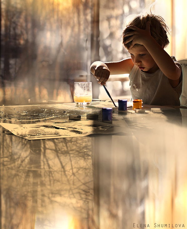 Otroška fotografija Elena Shumilova