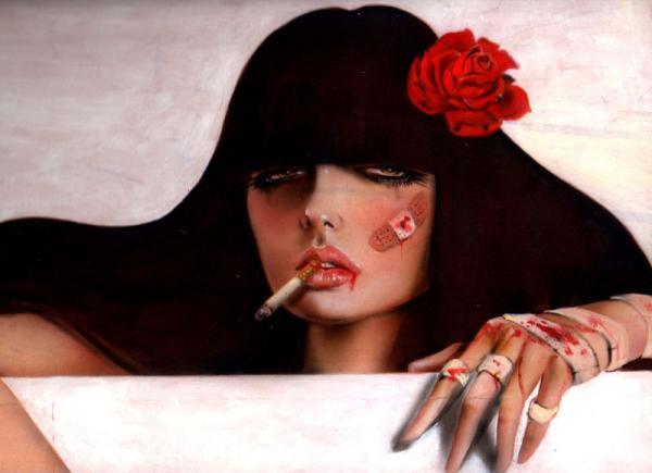 Brian Viveros "Cigarečių merginos"