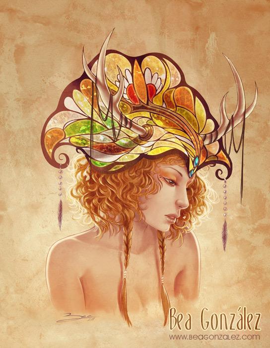 Bea Gonzalezo spalvinga iliustracija