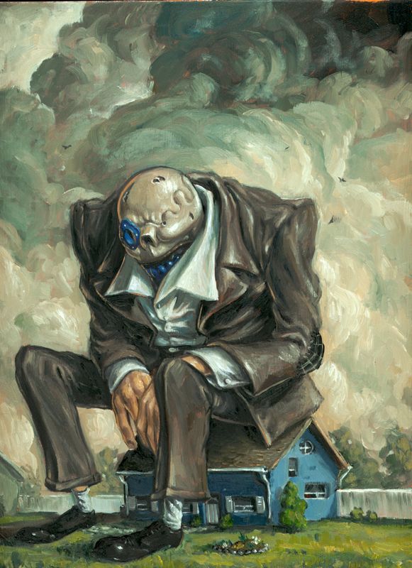 Jonathan Bergeron "Creepy Oil Painting"