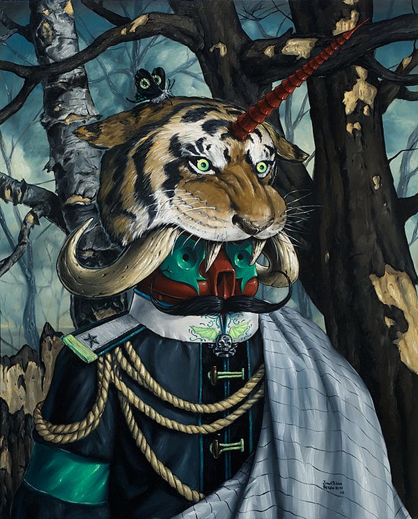 Jonathan Bergeron "Creepy Oil Painting"